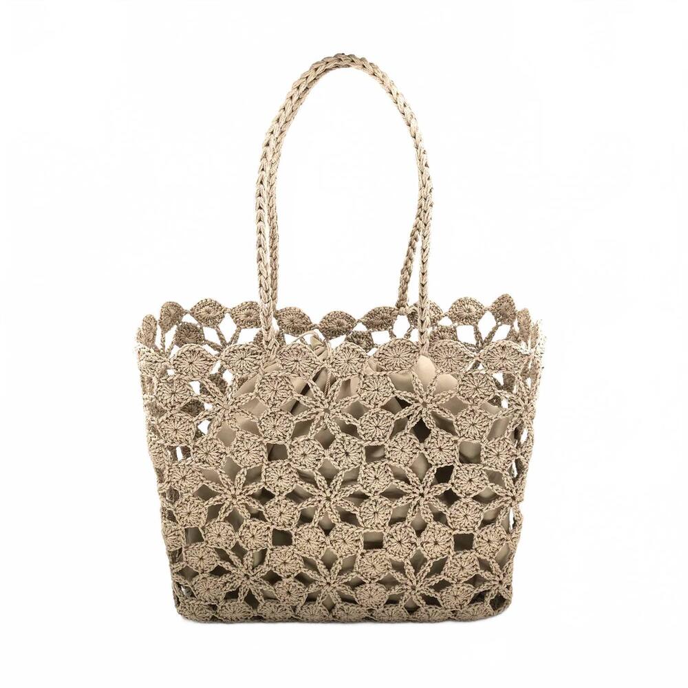 NEW BC HANDBAGS women's mediterranean muse bag in natural